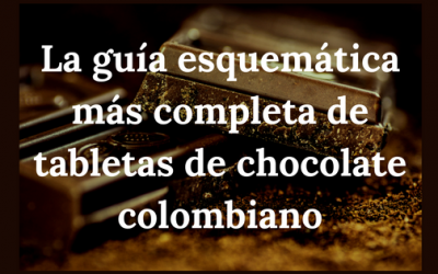 La guía esquemática más completa de tabletas de chocolate colombiano para que sepas elegir la ideal para ti