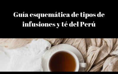 Guía esquemática de tipos de infusiones y tés del Perú