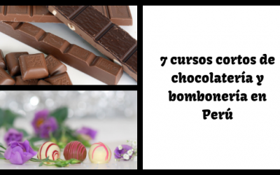7 cursos cortos de bombonería y chocolatería en Perú